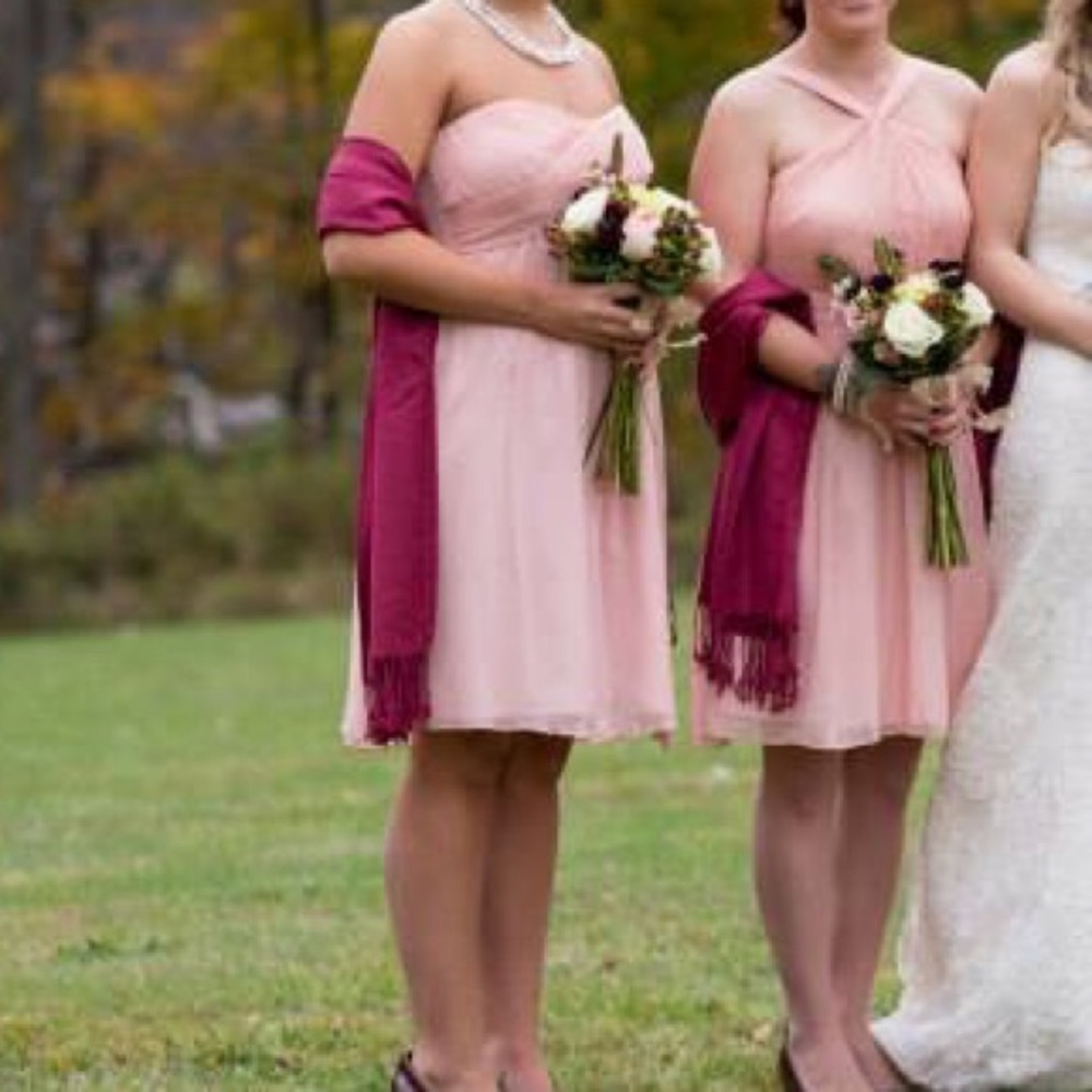 J. Crew Strapless Bridesmaid Dress - Misty Rose